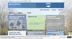 Desktop Screenshot of gwg-muenchen.de