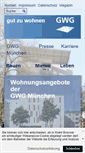 Mobile Screenshot of gwg-muenchen.de